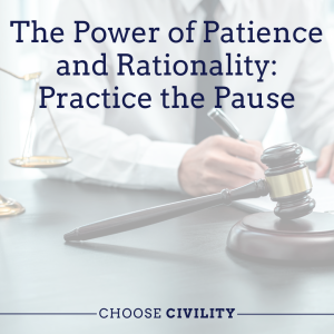 Read more about the article Choose Civility – The Power of Patience and Rationality