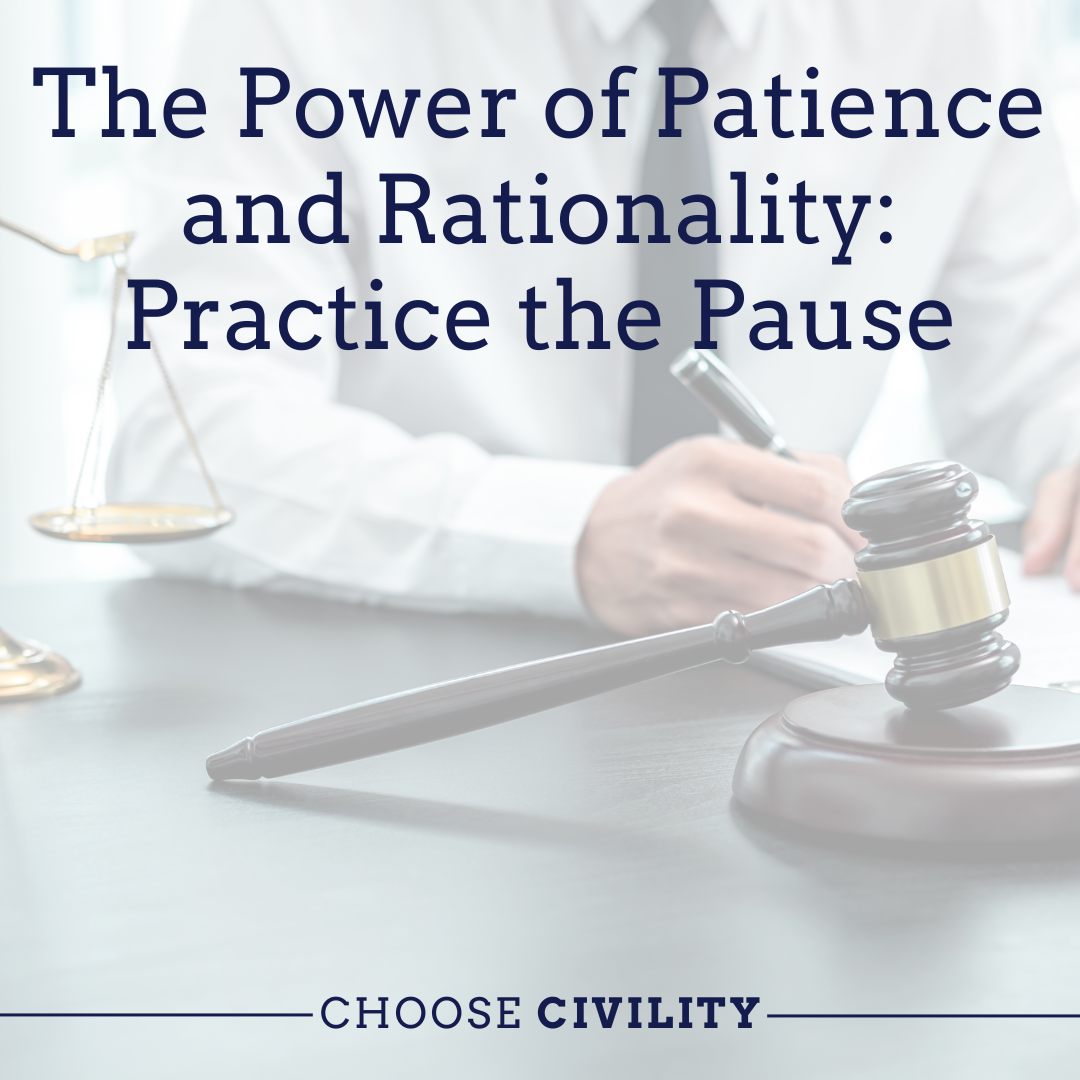 Read more about the article Choose Civility – The Power of Patience and Rationality