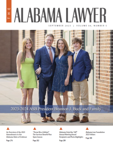 Read more about the article FROM THE ALABAMA LAWYER: “Throw Me a Lifeline!” – The Survivor Benefit Plan Open Season