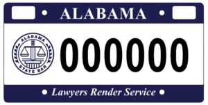 Read more about the article Alabama State Bar License Plate Raises Money for Lawyers in Need